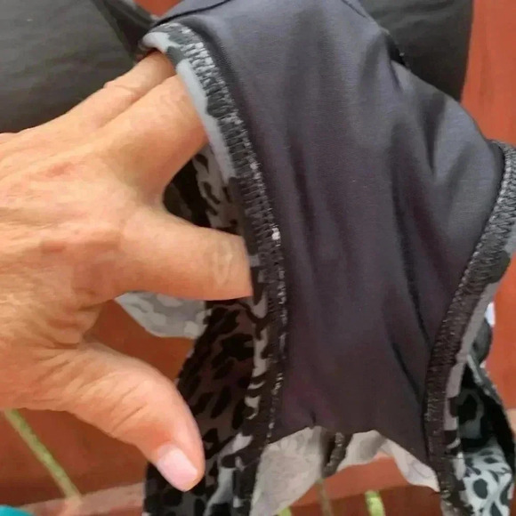 Miracle  suit Size 16DD gray animal print - Picture 6 of 9